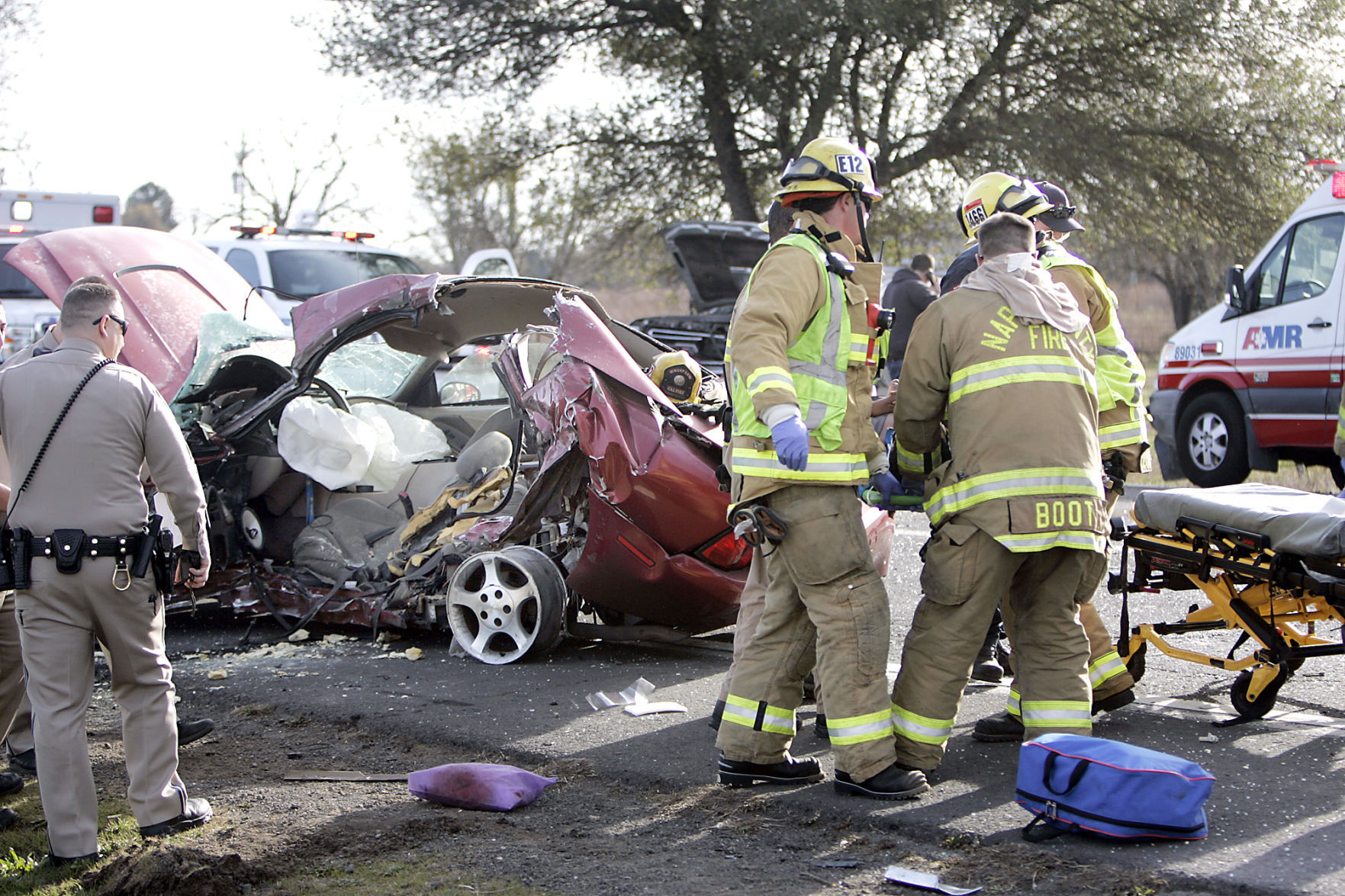 Silverado Trail at Oak Knoll Avenue Accident